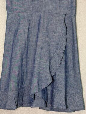 Ruffle Faux Wrap Dress